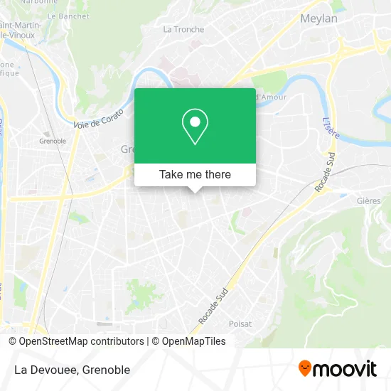 La Devouee map