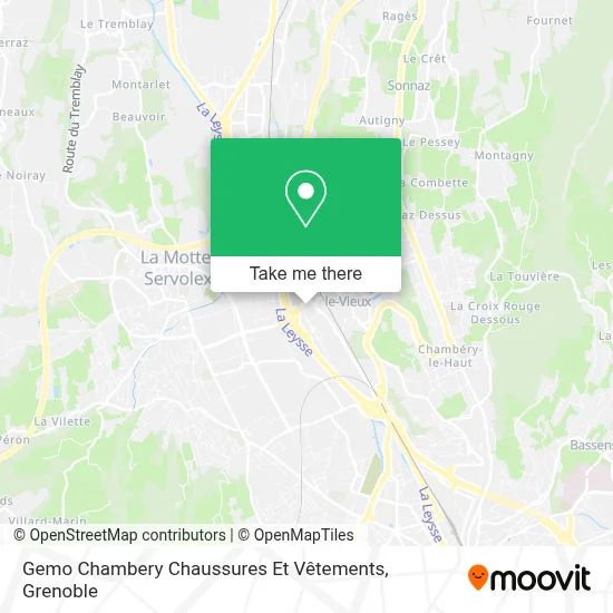 Gemo Chambery Chaussures Et Vêtements map
