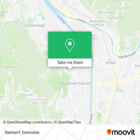 Batiserf map