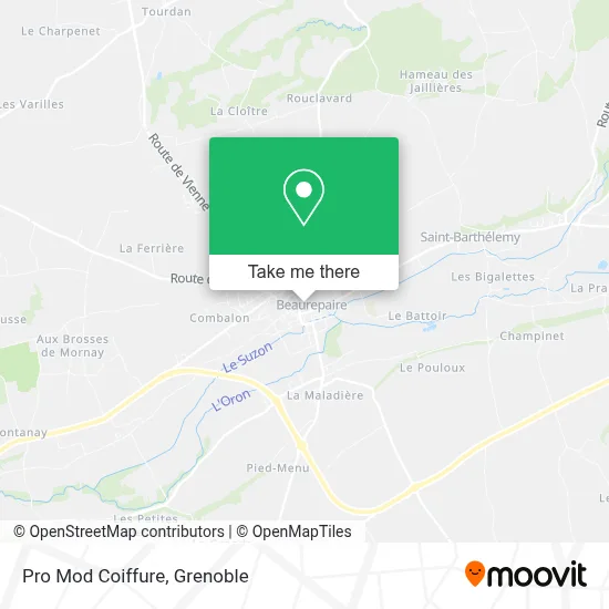 Pro Mod Coiffure map