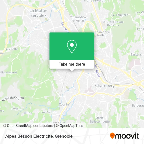Alpes Besson Électricité map