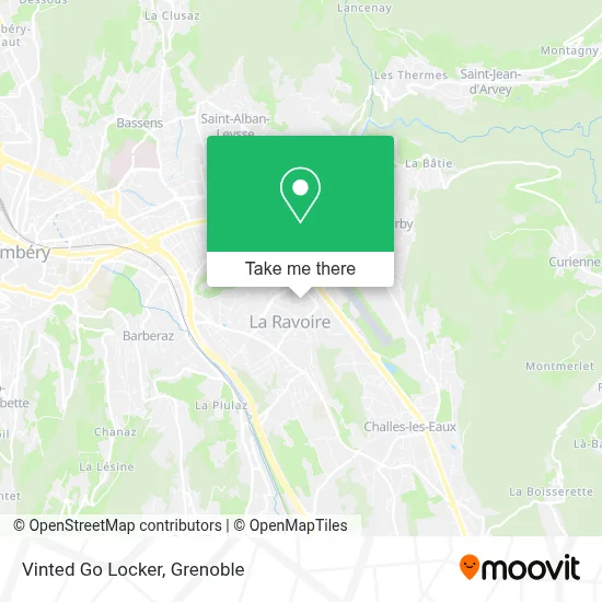 Vinted Go Locker map