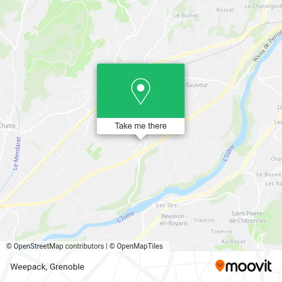 Weepack map