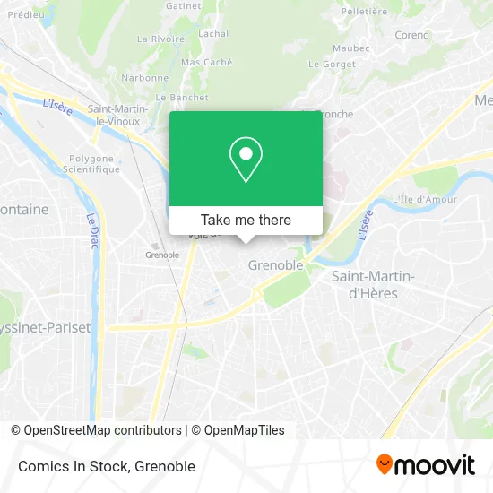 Comics In Stock map