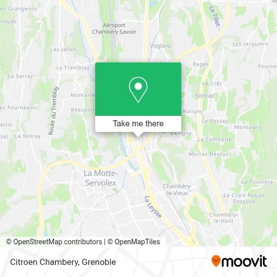 Citroen Chambery map