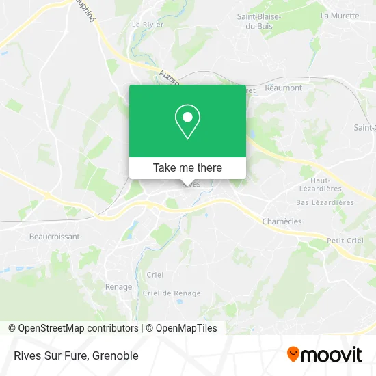 Rives Sur Fure map