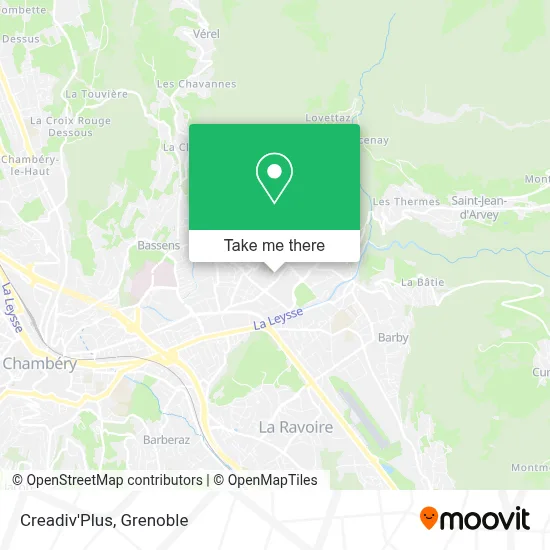 Creadiv'Plus map