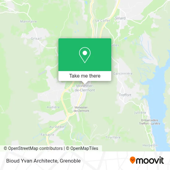 Bioud Yvan Architecte map