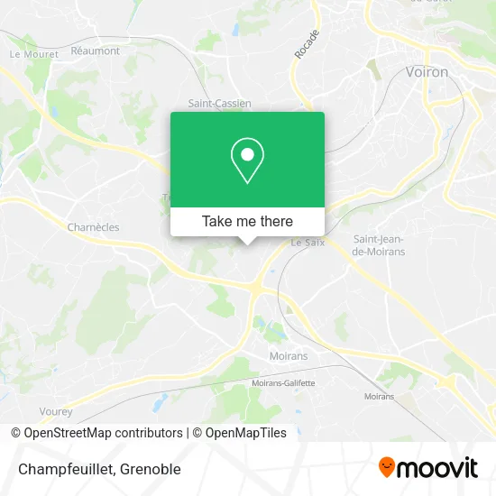 Champfeuillet map