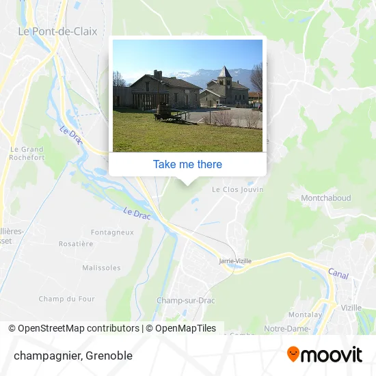 champagnier map