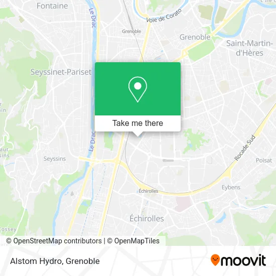 Alstom Hydro map