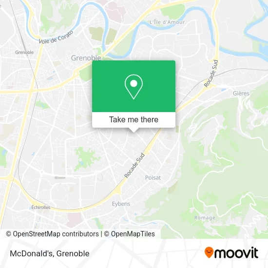 McDonald's map
