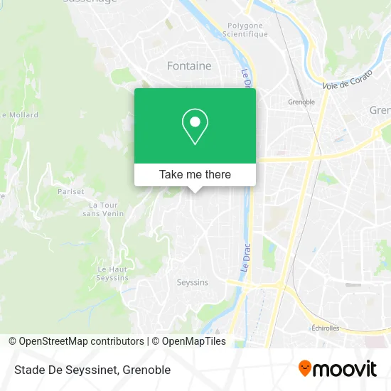 Stade De Seyssinet map