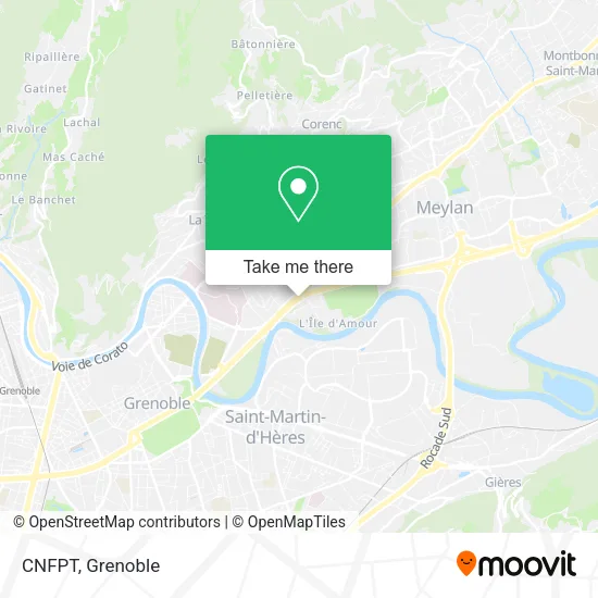 CNFPT map