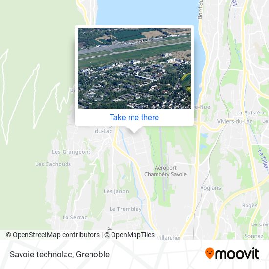 Savoie technolac map