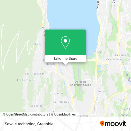Savoie technolac map