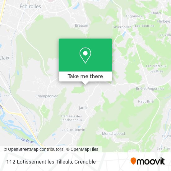 112 Lotissement les Tilleuls map