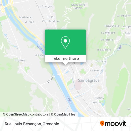 Rue Louis Besançon map