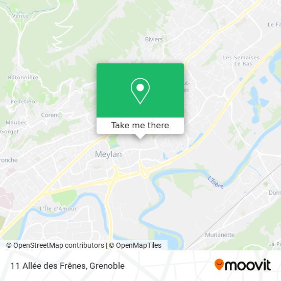 11 Allée des Frênes map