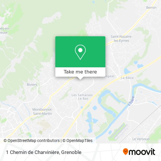 1 Chemin de Charvinière map