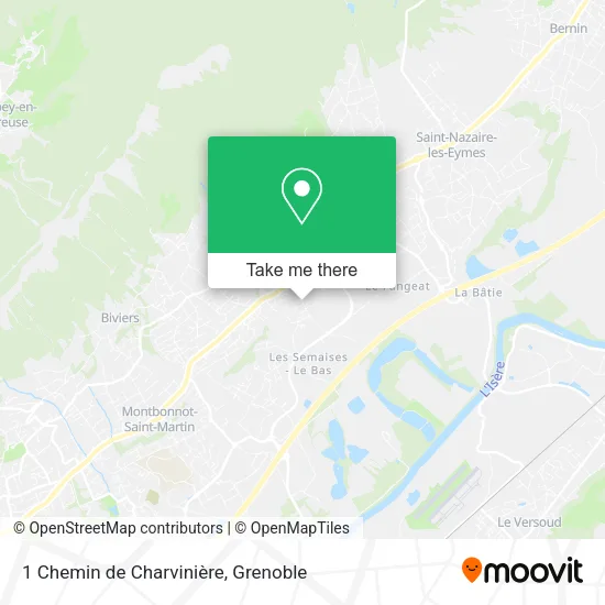 1 Chemin de Charvinière map