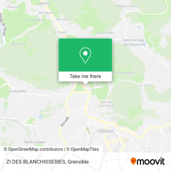 ZI DES BLANCHISSERIES map