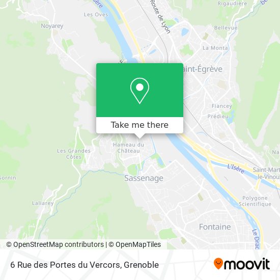 6 Rue des Portes du Vercors map