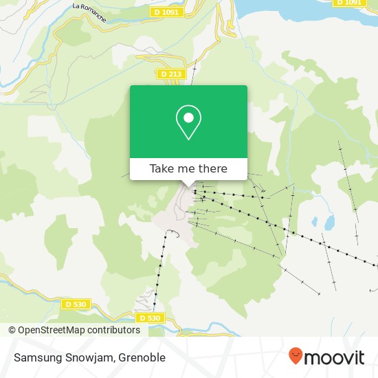 Mapa Samsung Snowjam