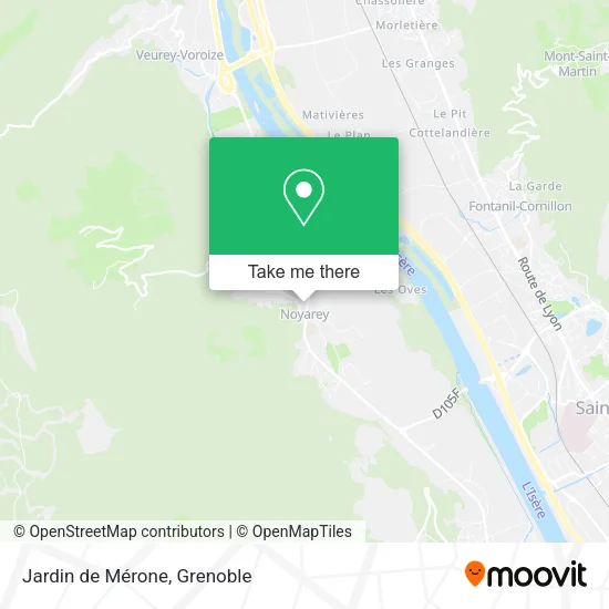 Jardin de Mérone map