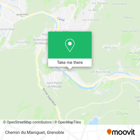Chemin du Maniguet map