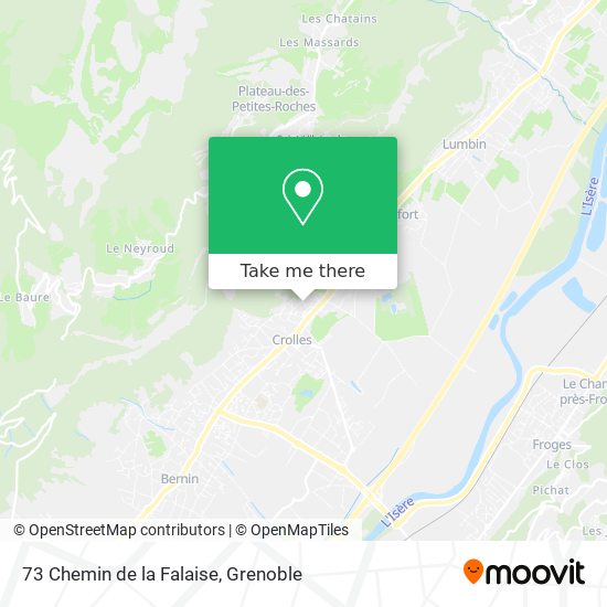 73 Chemin de la Falaise map