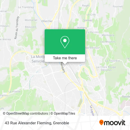 43 Rue Alexander Fleming map