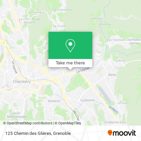 125 Chemin des Glières map