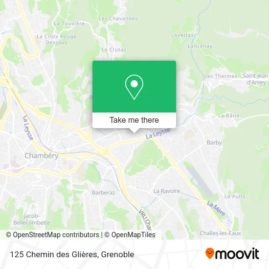 125 Chemin des Glières map