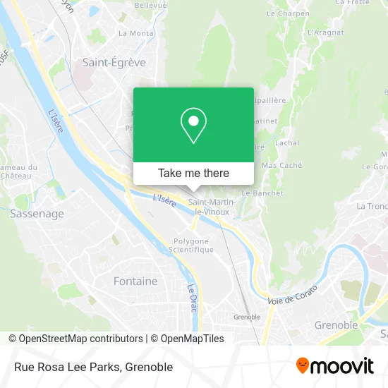 Rue Rosa Lee Parks map