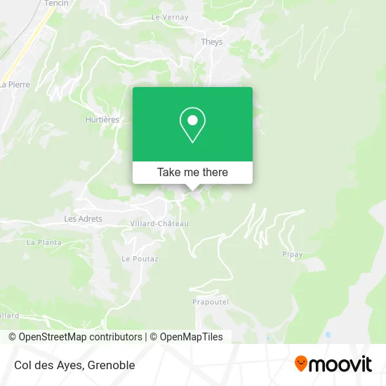 Col des Ayes map