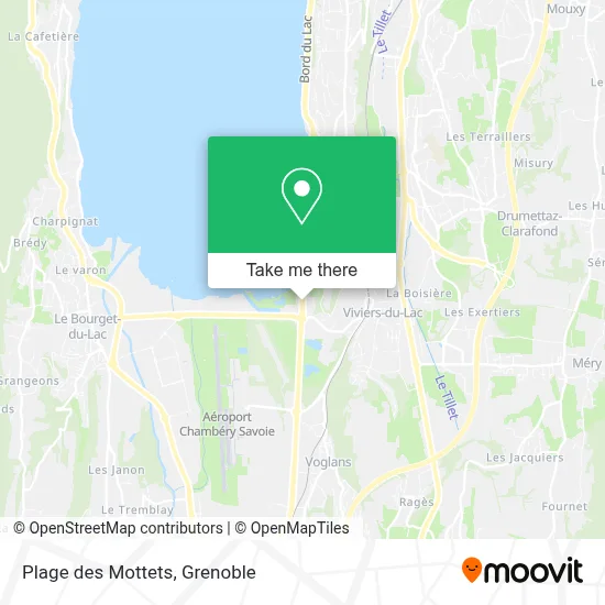 Plage des Mottets map