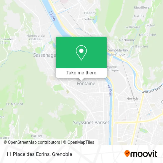 11 Place des Ecrins map