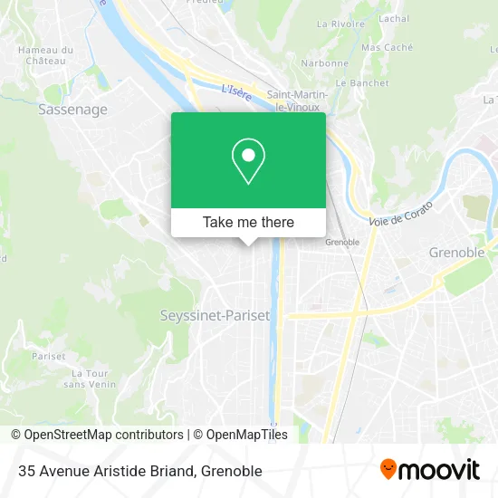 35 Avenue Aristide Briand map