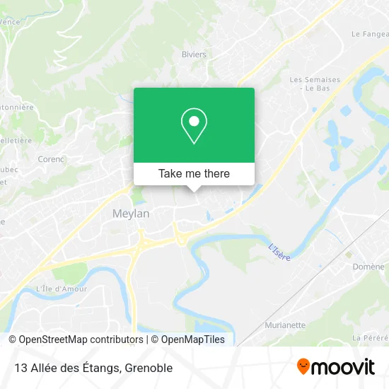 13 Allée des Étangs map