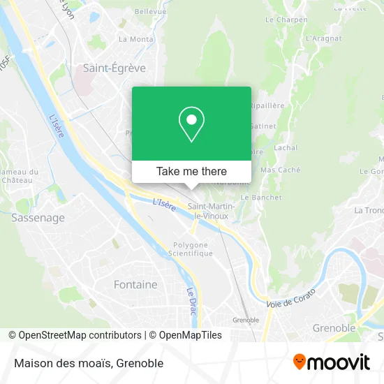 Maison des moaïs map