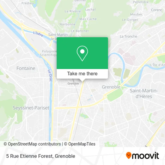 5 Rue Etienne Forest map