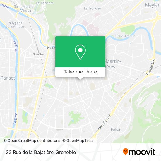 23 Rue de la Bajatière map