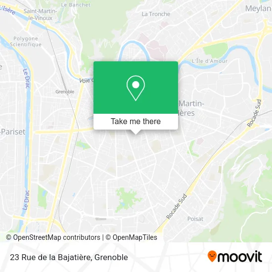 23 Rue de la Bajatière map