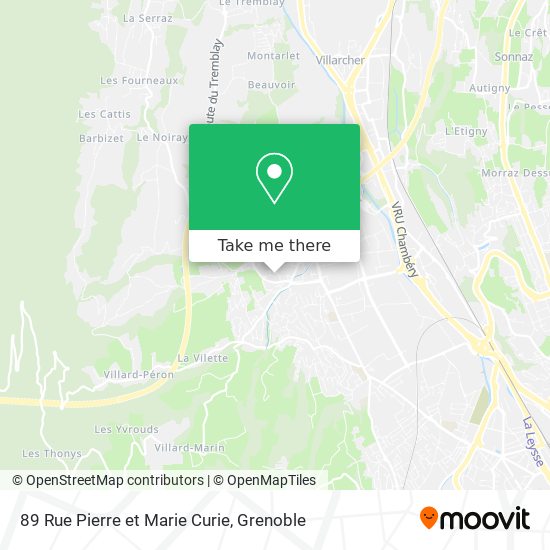 89 Rue Pierre et Marie Curie map