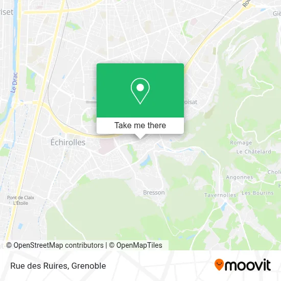 Rue des Ruires map