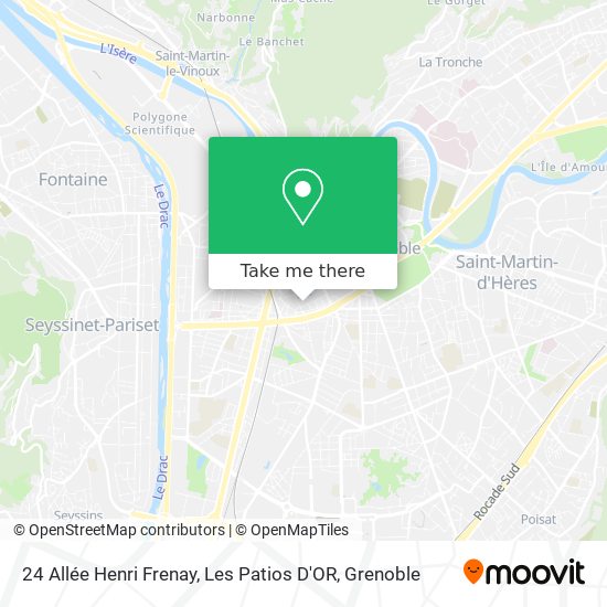 24 Allée Henri Frenay, Les Patios D'OR map