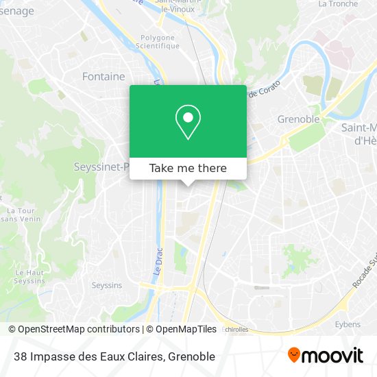 38 Impasse des Eaux Claires map