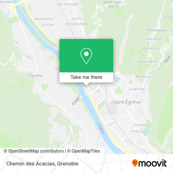 Chemin des Acacias map