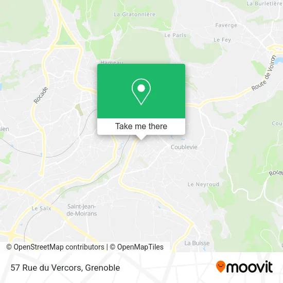 57 Rue du Vercors map
